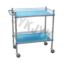 S. S. Treatment Trolley with Two Shelves